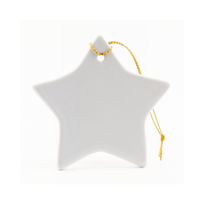 Porcelain Star Ornament